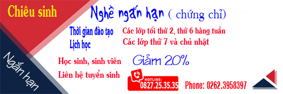 Tuyển sinh các lớp ngắn hạn